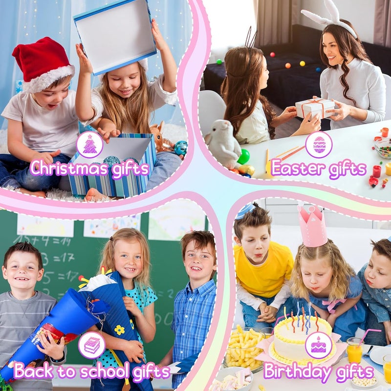 LTINFO Valentines Day Gifts for Kids, Easter Basket Essentials, 12 Rainbow Colored Pencils, Art Supplies, Teen Girl Gifts Trendy Stuff, Arts and Crafts for Kid Ages 8-12 - Image 2